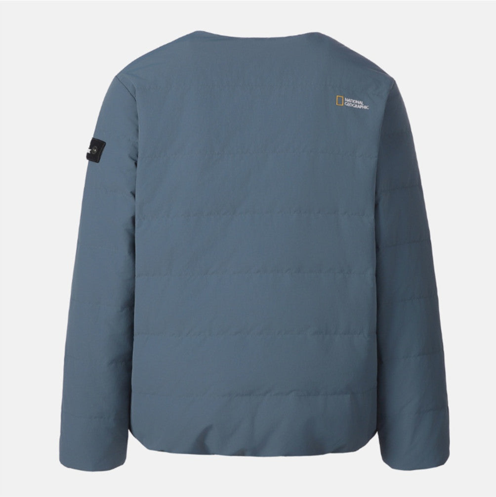 National Geographic Heron U-Neck Lightweight Goose Down Jacket N264UDW920 BLUE Asian Fit