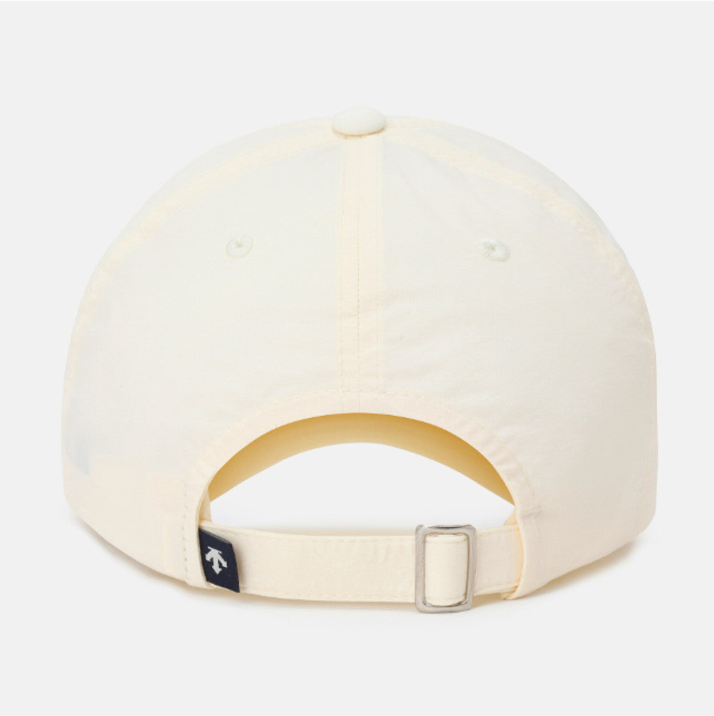 NEW DESCENTE Spirit Light Nylon Baseball Cap SR323UCP74 IVORY SIZE ML