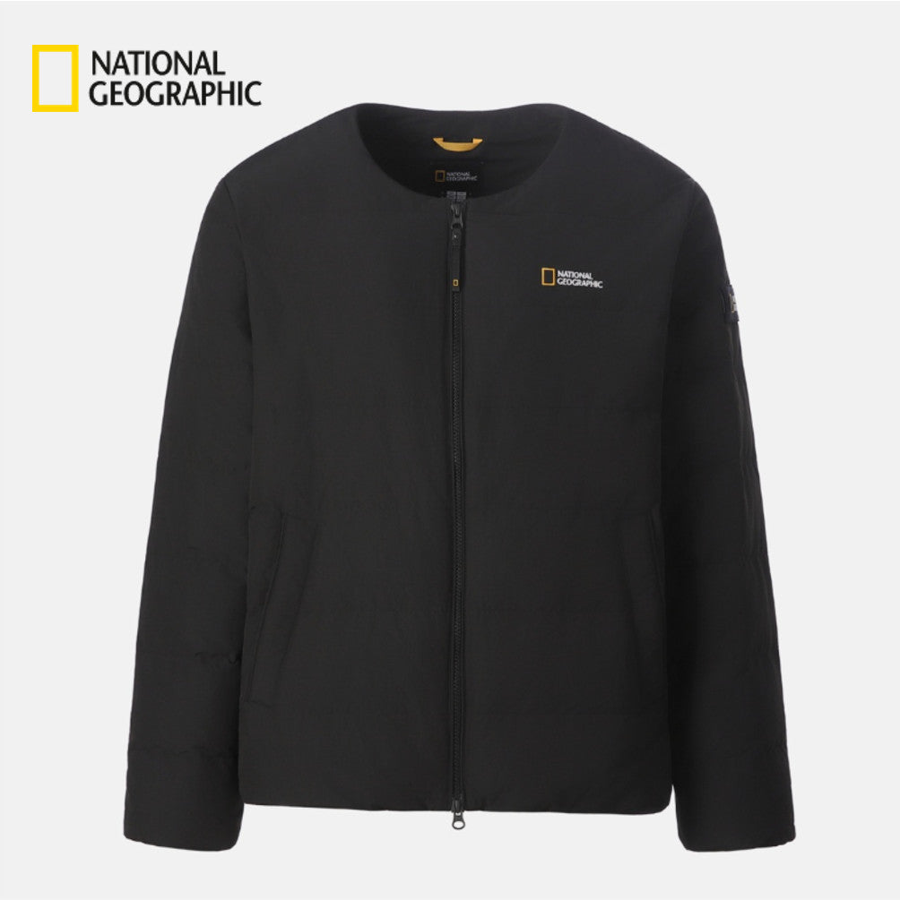 National Geographic Heron U-Neck Lightweight Goose Down Jacket N264UDW920 BLACK Asian Fit