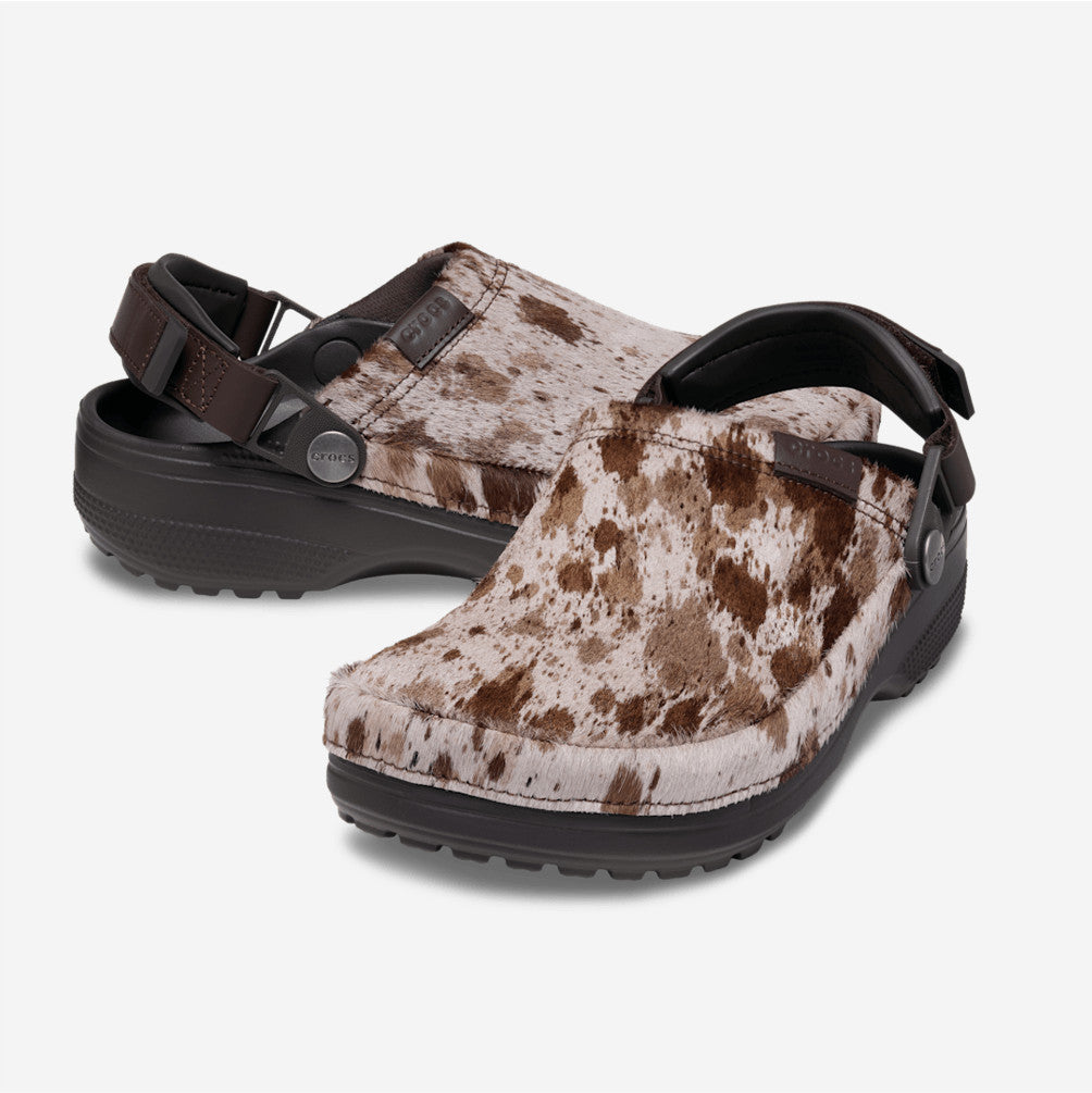 NEW CROCS Crafted Pony Hair Clog 214047 Espresso Brown UNISEX SIZE