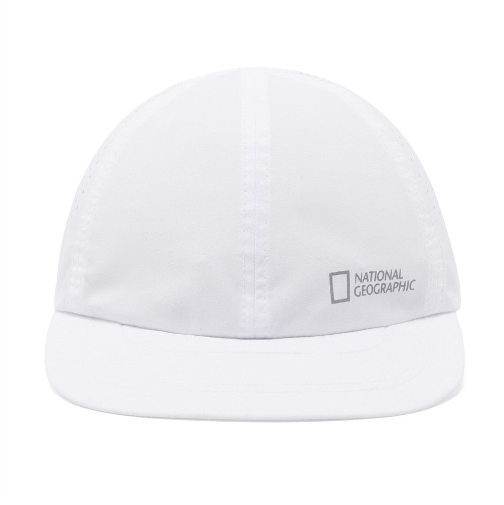 New National Geographic Perforated Stretch Cap N265AHA090 WHITE UNISEX SIZE