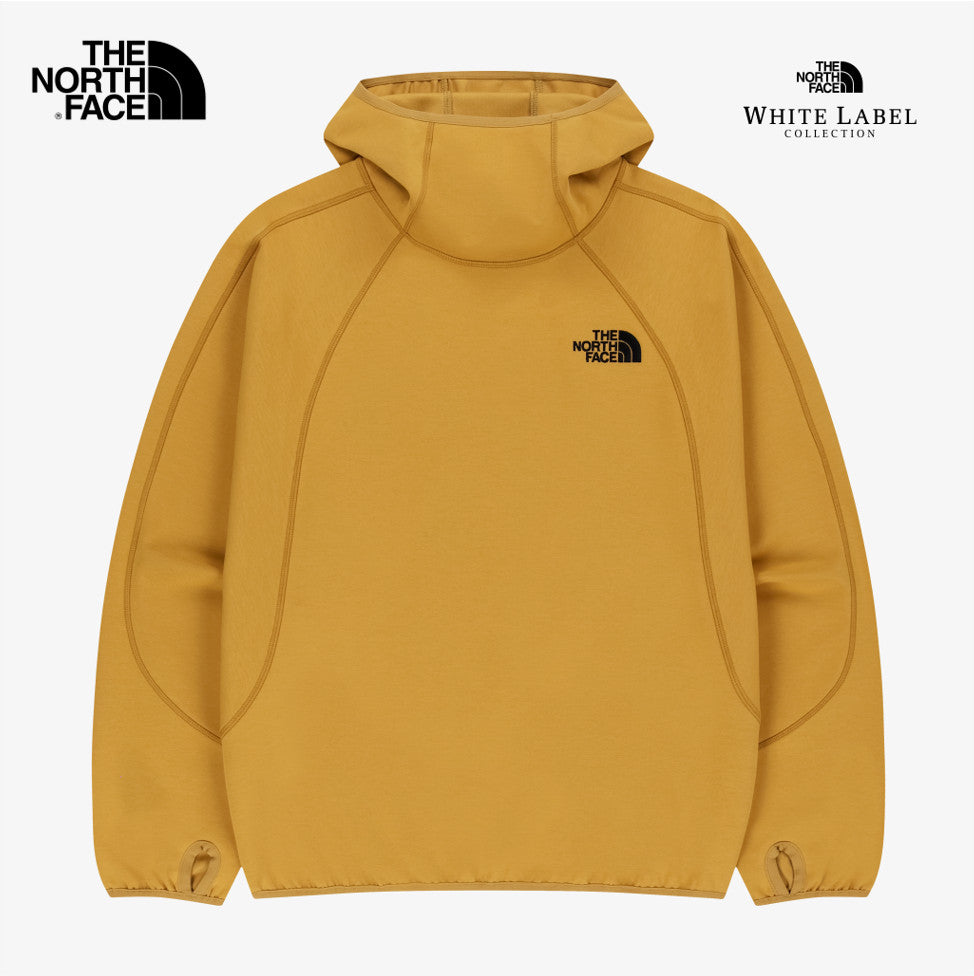 The North Face Korea WHITE LABEL COTIDIE HOOD PULLOVER NM5PS51L MUSTARD ASIAN FIT