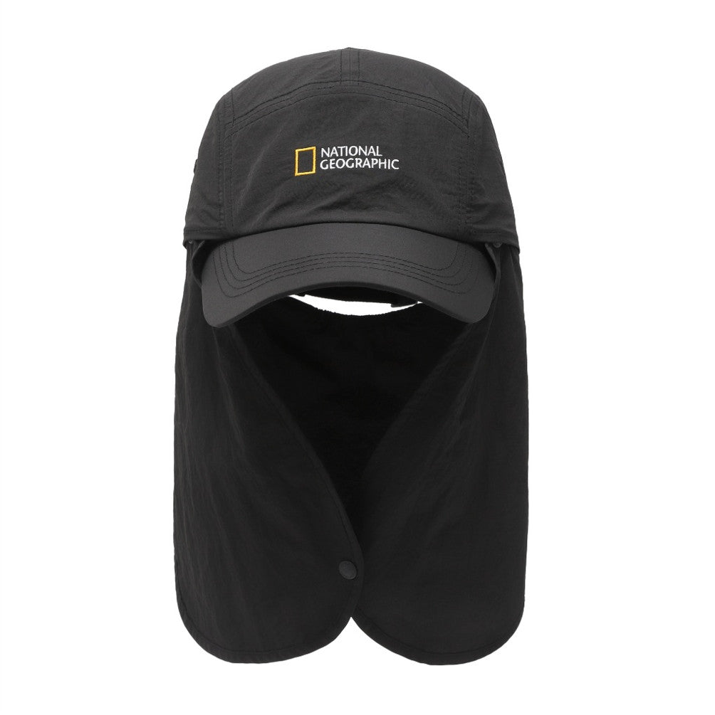 New National Geographic Sun Visor Cap BLACK UNISEX SIZE