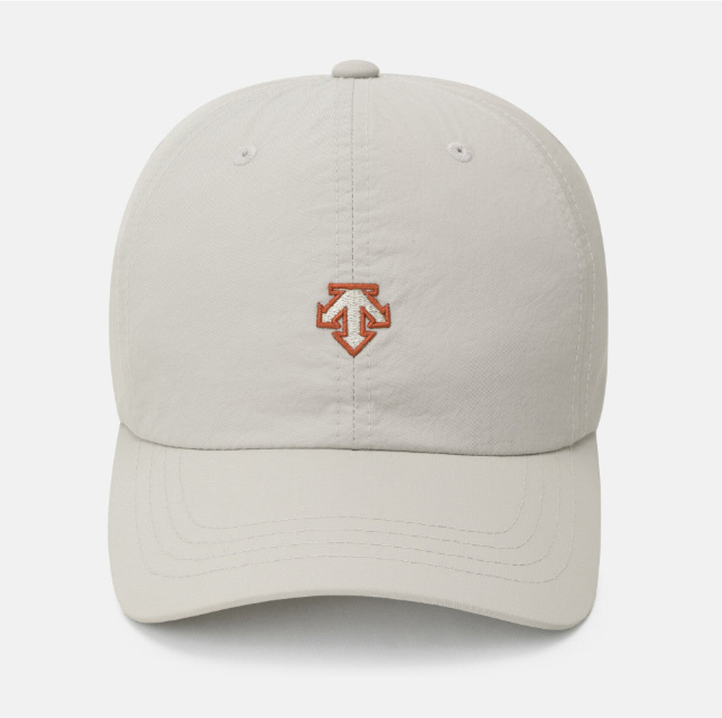 NEW DESCENTE Spirit Nylon Baseball Cap SR323UCP73 BEIGE SIZE ML