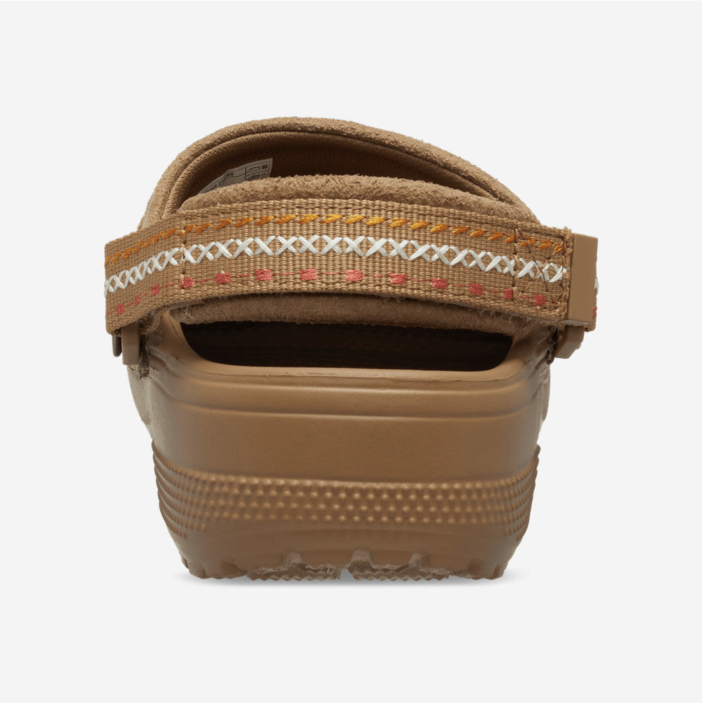 NEW CROCS Crafted Vegan Suede Stitch Clog 214048 Sepia Brown UNISEX SIZE