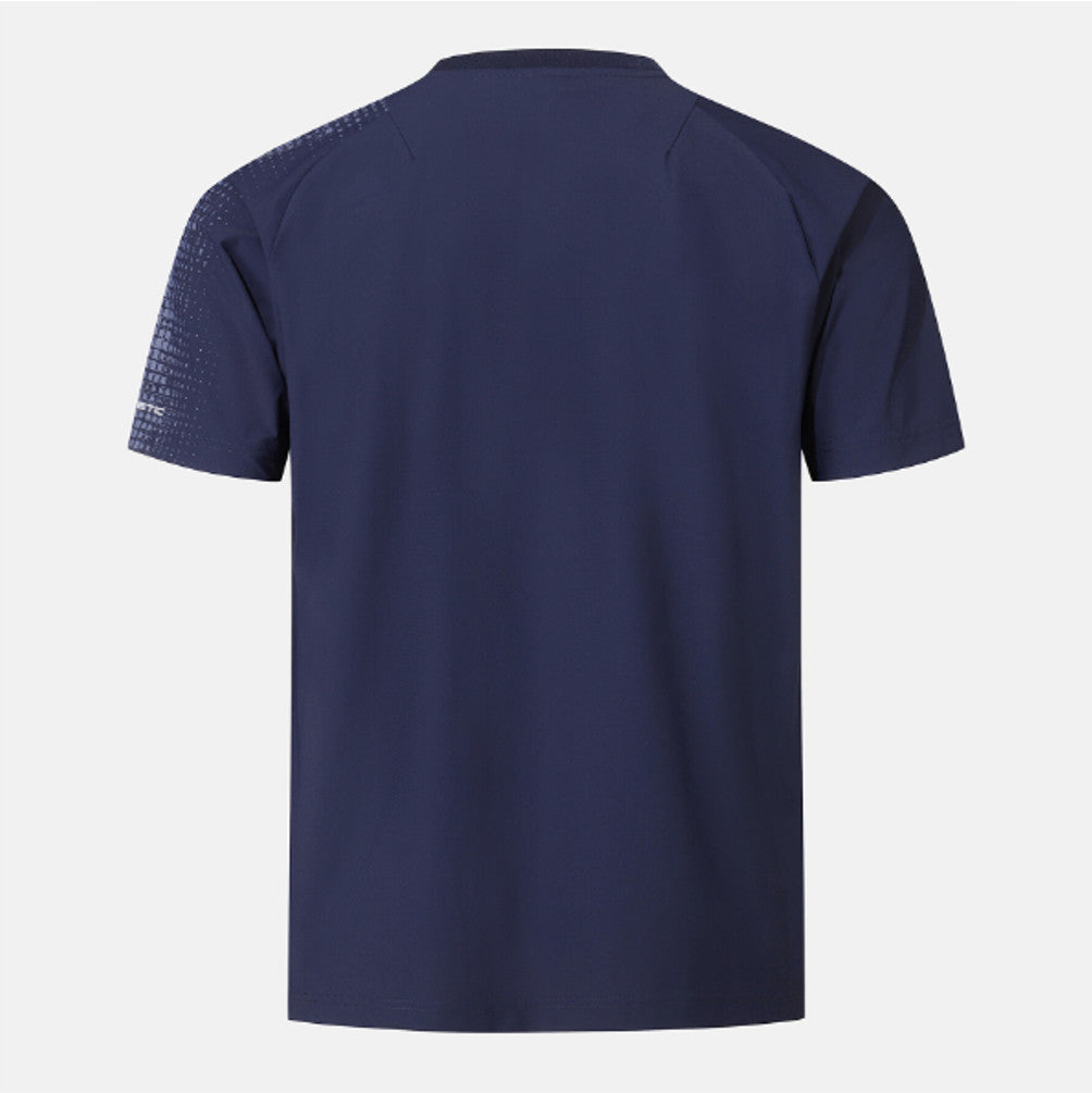 DESCENTE Men's Cooling Tricot Graphic Short-Sleeve T-Shirt SR311TTS76 DARK NAVY ASIAN FIT