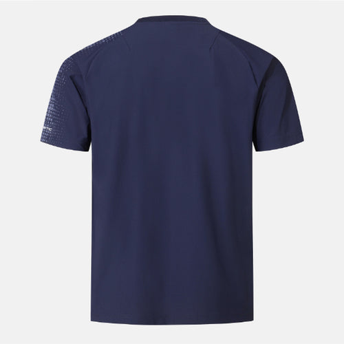 DESCENTE Men's Cooling Tricot Graphic Short-Sleeve T-Shirt SR311TTS76 DARK NAVY ASIAN FIT