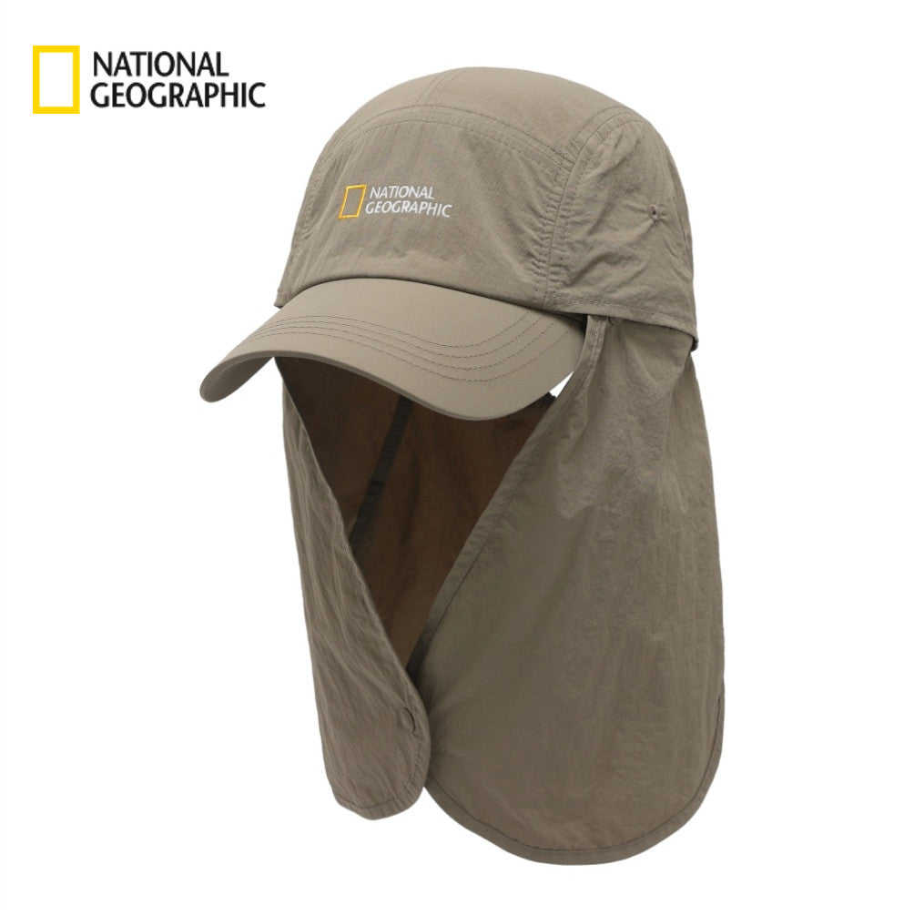 New National Geographic Sun Visor Cap N265AHA710 KHAKI UNISEX SIZE