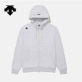 NEW DESCENTE Sports Terry Back-Printed Training Jacket SR323UFT81 LIGHT GREY ASIAN FIT