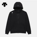 NEW DESCENTE Sports Terry Back-Printed Training Jacket SR323UFT81 BLACK ASIAN FIT