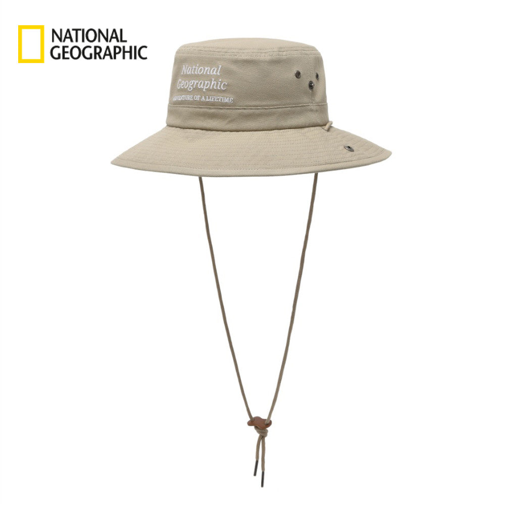 New National Geographic Safari Hat Cotton BEIGE N265AHA160  UNISEX Adults