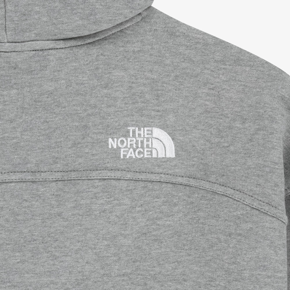 The North Face Korea WHITE LABEL EDGELINE HOOD PULLOVER NM5PS54K MELANGE_GREY ASIAN FIT