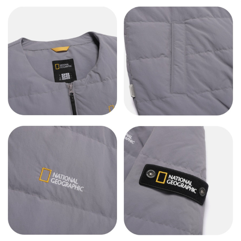 National Geographic Heron U-Neck Lightweight Goose Down Jacket N264UDW920 GRAY Asian Fit
