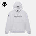 DESCENTE Sports Terry Graphic Hoodie T-Shirt SR323UHD81 LIGHT GREY ASIAN FIT