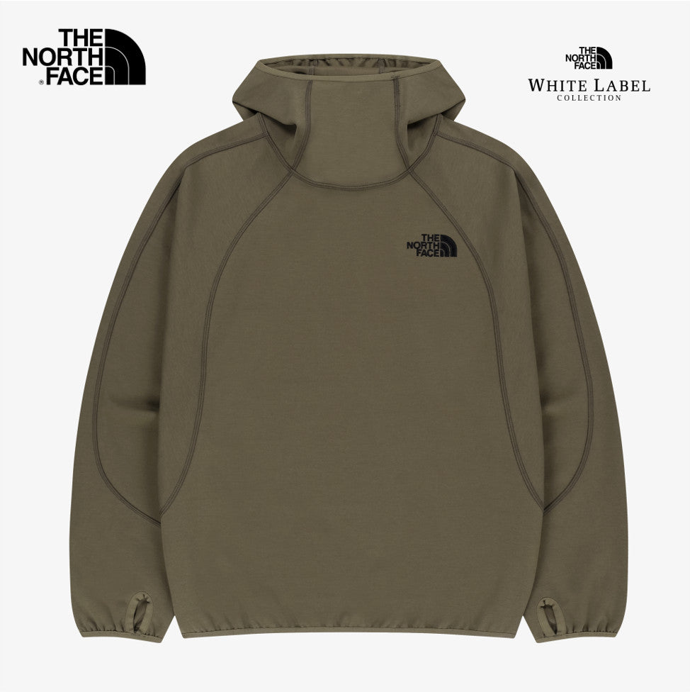The North Face Korea WHITE LABEL COTIDIE HOOD PULLOVER NM5PS51K DEEP_TAUPE ASIAN FIT