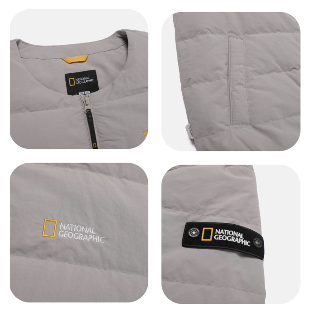 National Geographic Heron U-Neck Lightweight Goose Down Jacket N264UDW920 BEIGE Asian Fit
