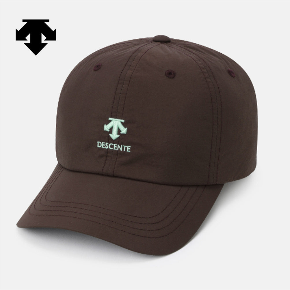 NEW DESCENTE Spirit Light Nylon Baseball Cap SR323UCP74 BURGUNDY SIZE ML
