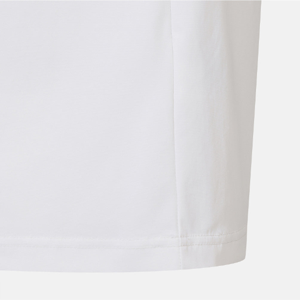 DESCENTE Men's Cooling Tricot Graphic Short-Sleeve T-Shirt SR311TTS76 WHITE ASIAN FIT