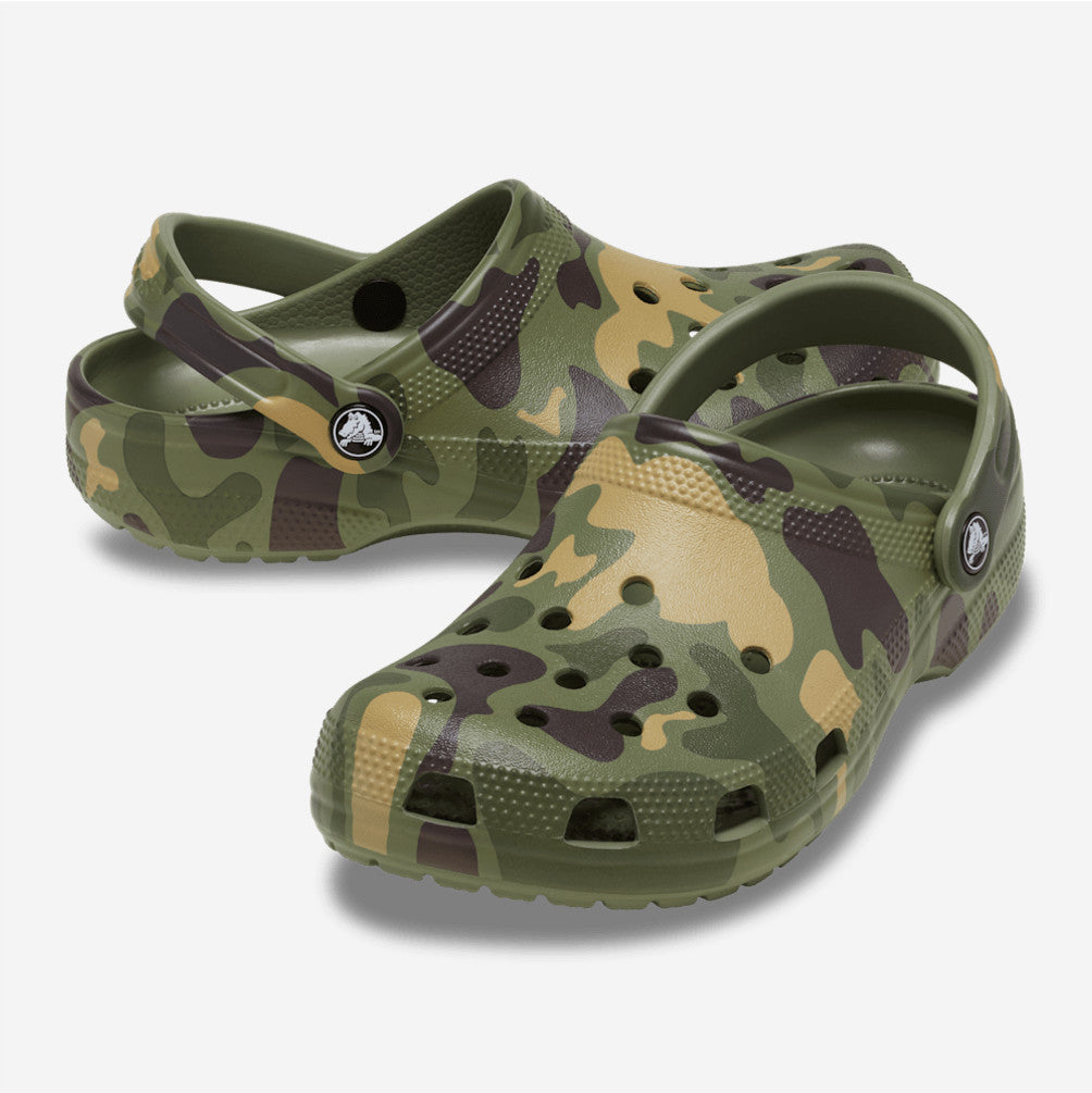 NEW CROCS Classic Duck Camo Clog 214293 Black/Cargo UNISEX SIZE