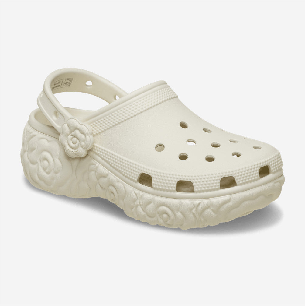 NEW CROCS Classic Platform Bloom Clog 213447 Summit White