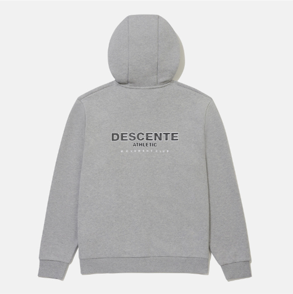 NEW DESCENTE Sports Terry Back-Printed Training Jacket SR323UFT81 M.GREY ASIAN FIT