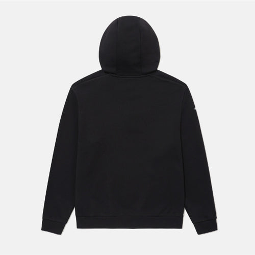 DESCENTE Sports Terry Graphic Hoodie T-Shirt SR323UHD81 BLACK ASIAN FIT