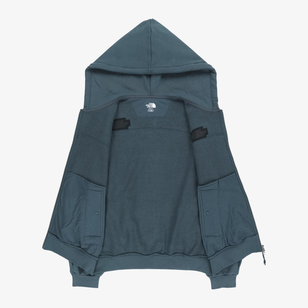 The North Face Korea WHITE LABEL EDGELINE HOOD ZIP UP JACKET NJ5JS54L DUSK_BLUE ASIAN FIT
