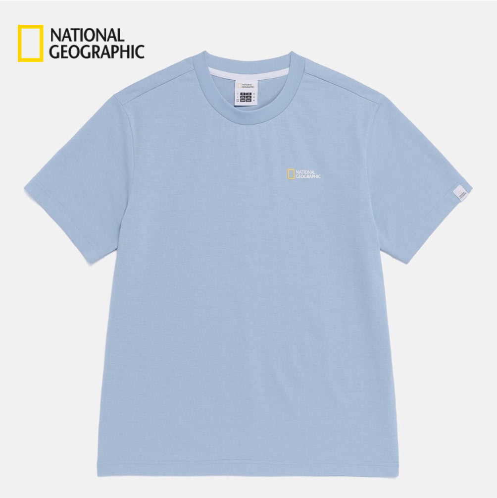 NEW National Geographic Sorona Cool Touch Short-Sleeve T-Shirt N262UTS891 G/BLUE Asian Fit
