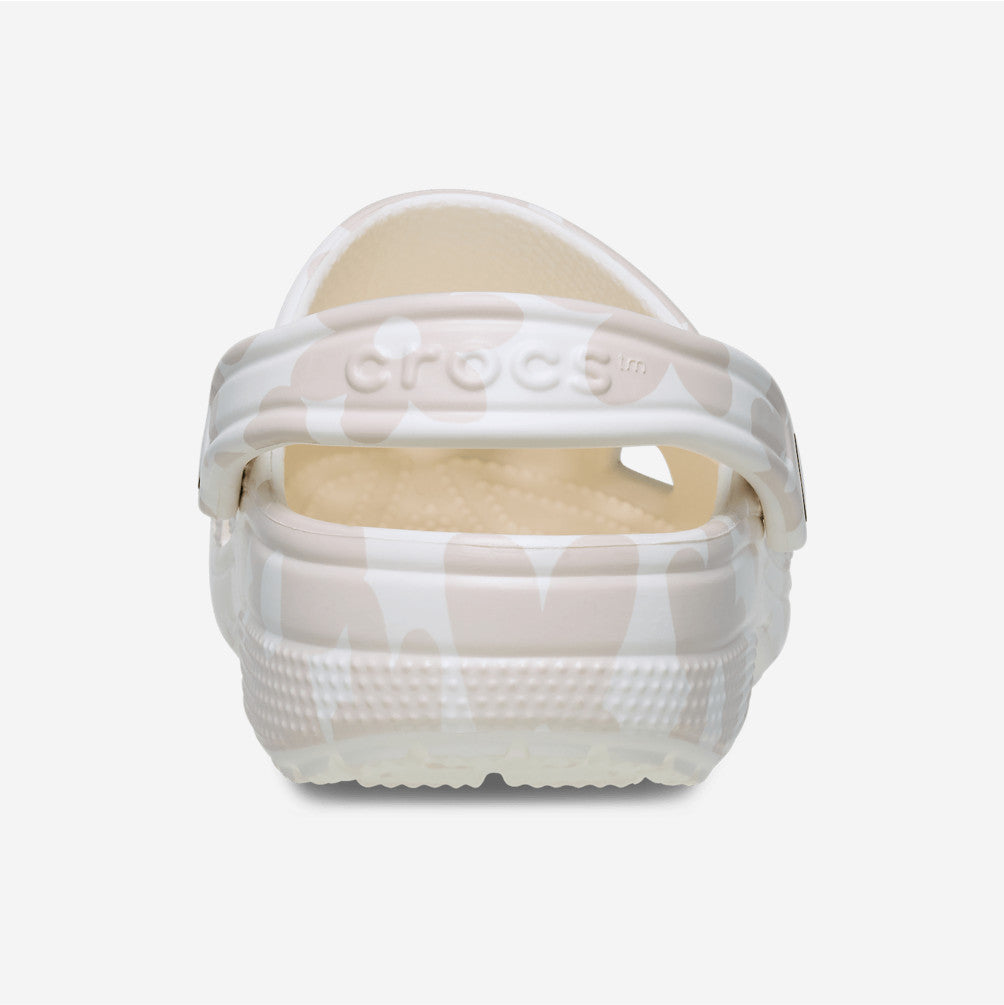 NEW CROCS Classic Pop Petals Clog 214090 Flower Chalk / Multi
