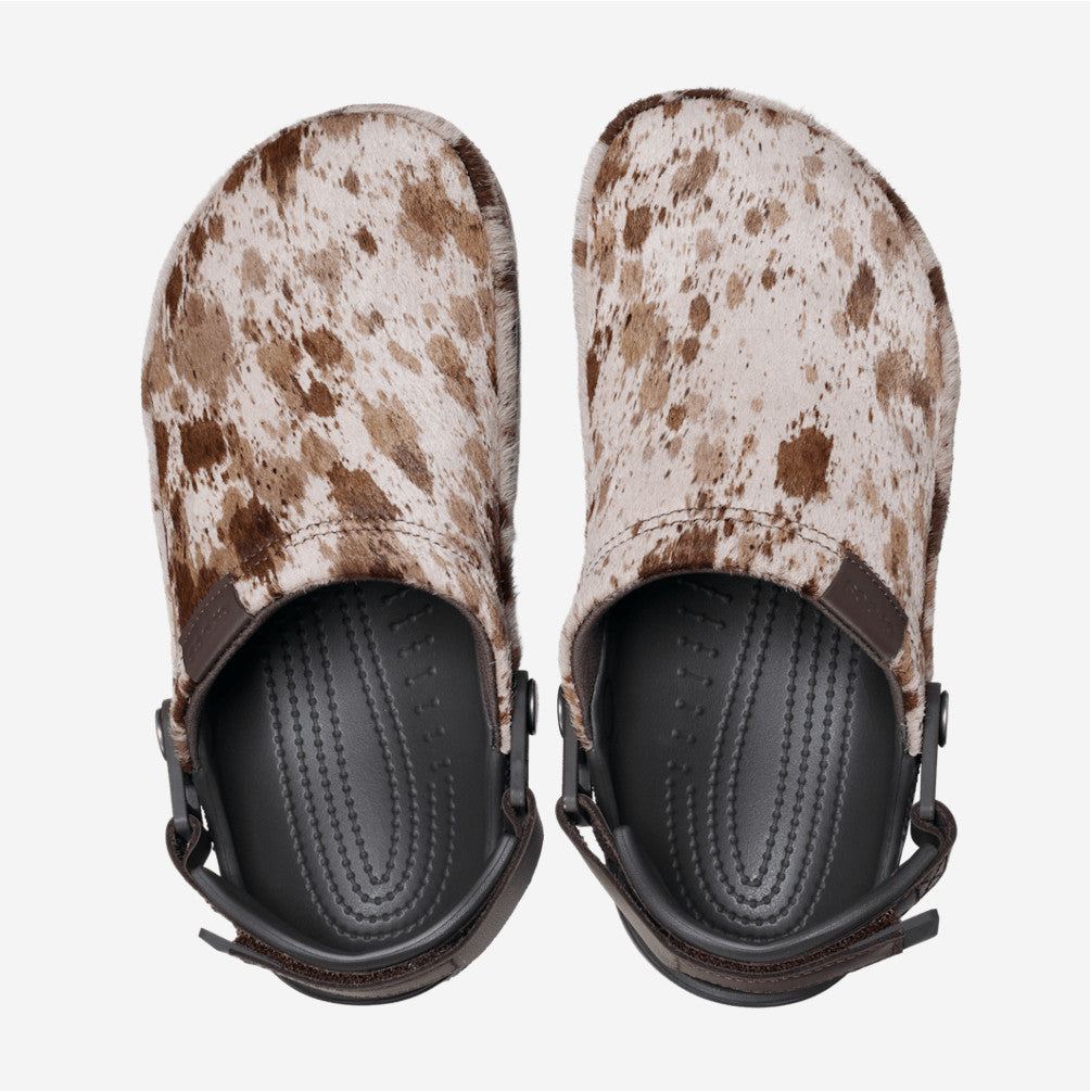 NEW CROCS Crafted Pony Hair Clog 214047 Espresso Brown UNISEX SIZE