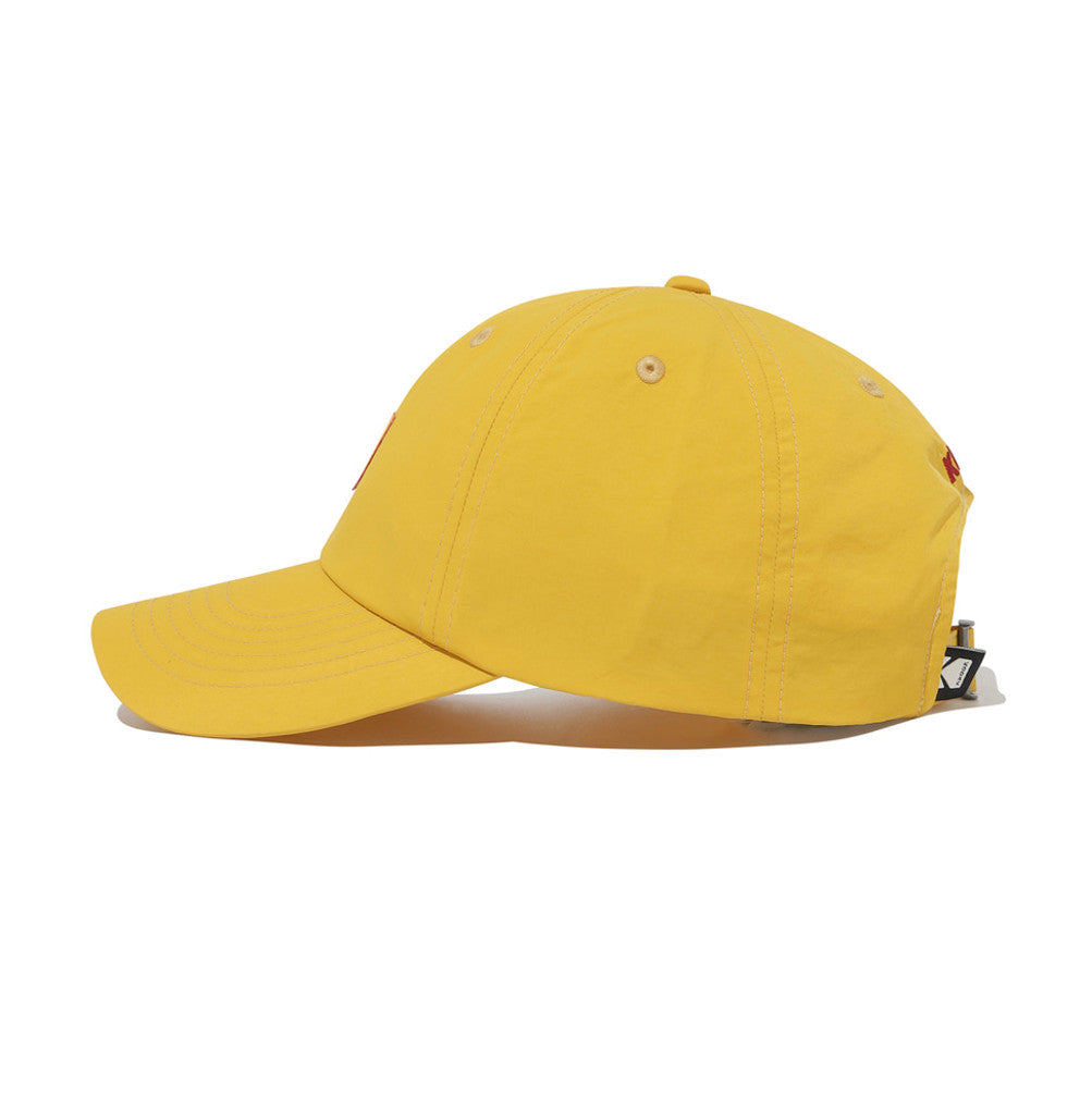 NEW KODAK APPAREL Relaxed-Fit Square Logo Nylon Baseball Cap K6243LCP33YLW YELLOW UNISEX SIZE