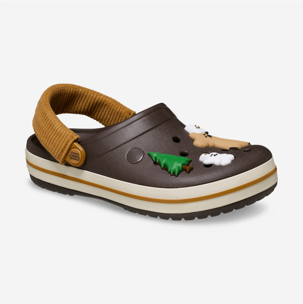 NEW CROCS Lego Dinotaeng Crocband Clog 213724 Multi / Brown UNISEX SIZE