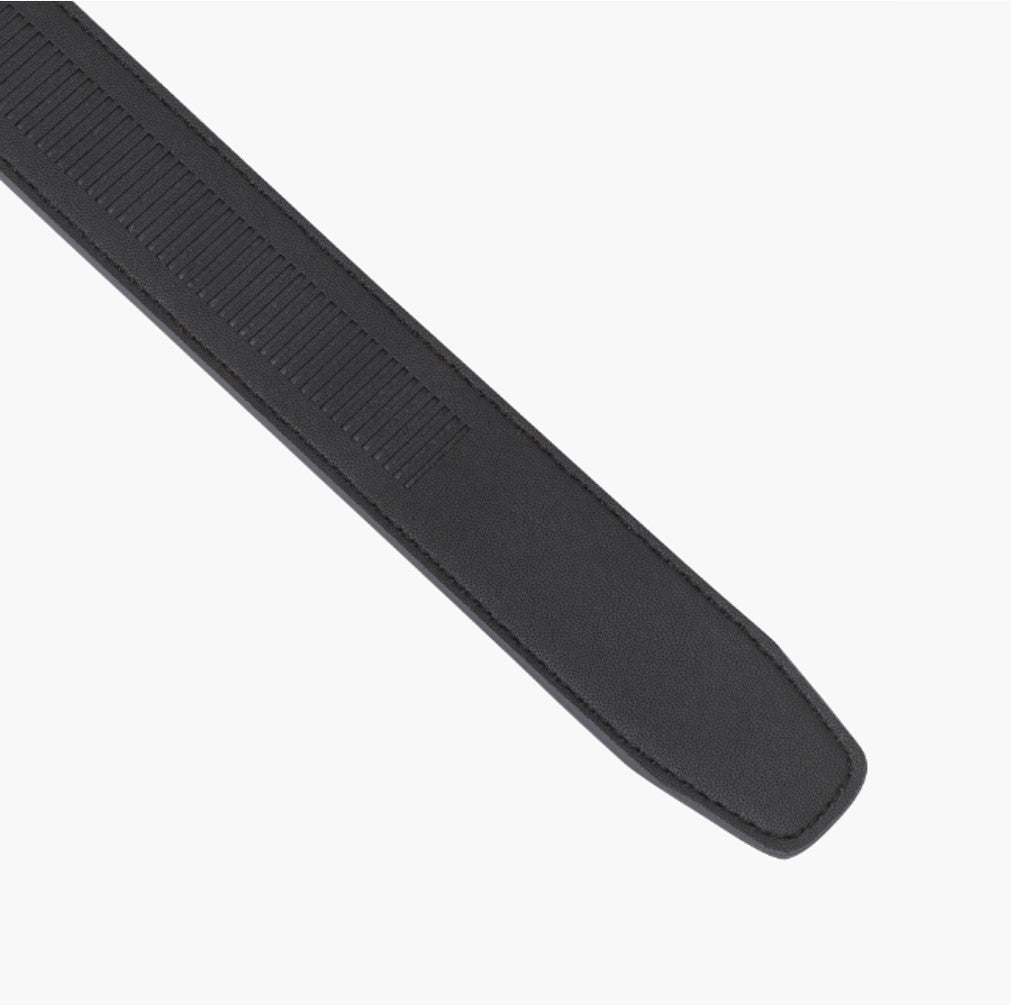 NEW DESCENTE GOLF Men's Belt DR32MFBT73 with Accent Straps 4.7 in * 1.3 in Dark Grey