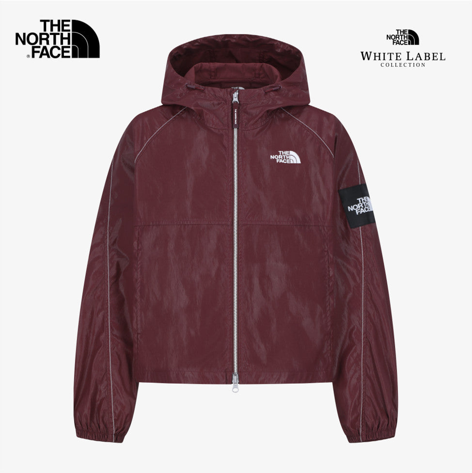 The North Face Korea WHITE LABEL W'S NOVELTY OLEMA HOODIE JACKET NJ3BS91M WINE ASIAN FIT