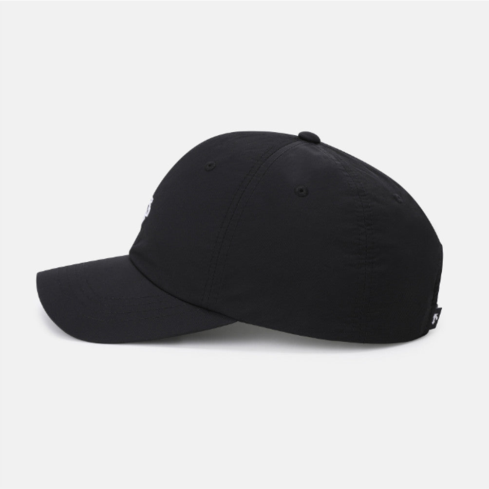 NEW DESCENTE Spirit Nylon Baseball Cap SR323UCP73 BLACK UNISEX SIZE ML - LXL