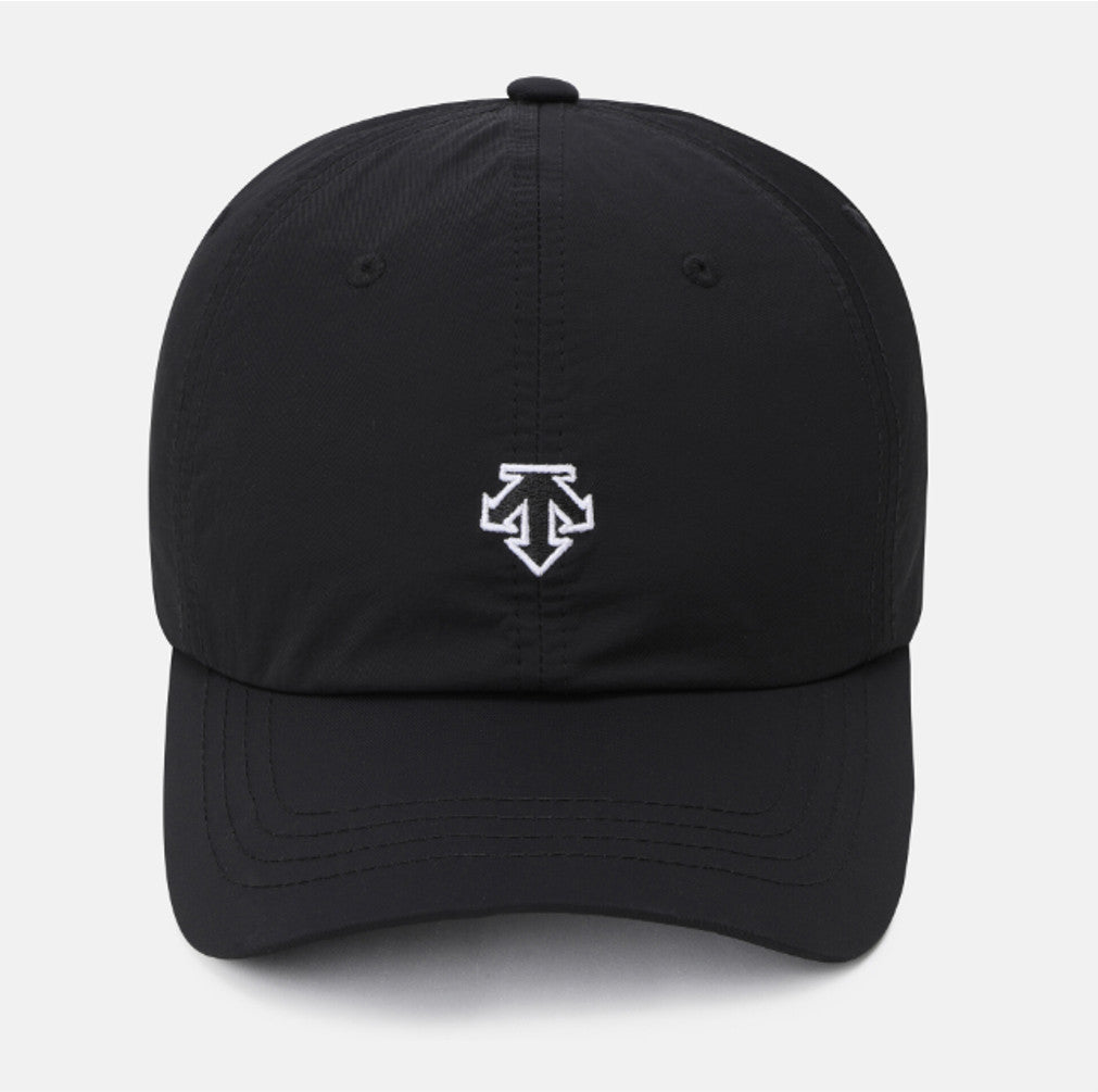 NEW DESCENTE Spirit Nylon Baseball Cap SR323UCP73 BLACK UNISEX SIZE ML - LXL