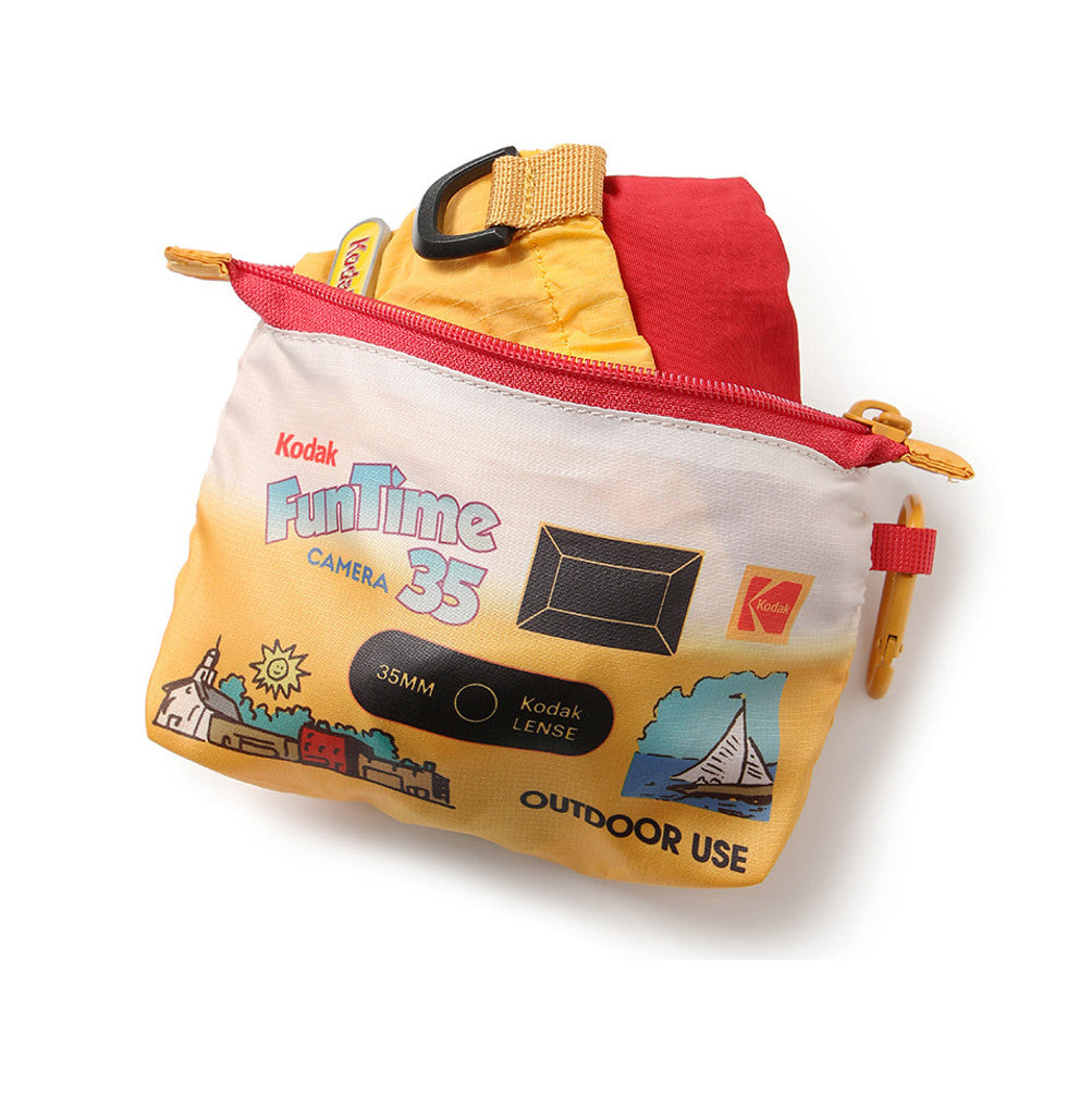 NEW KODAK APPAREL Fun Time Packable Half-Moon One Way Bag K6243LBG52 YELLOW