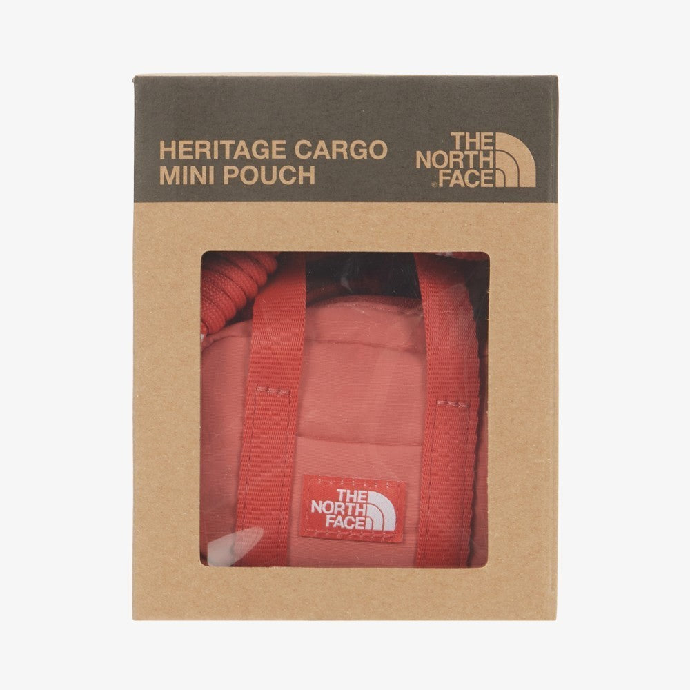 NEW THE NORTH FACE HERITAGE CARGO_MINI POUCH NN2PS39D DARK_ORANGE