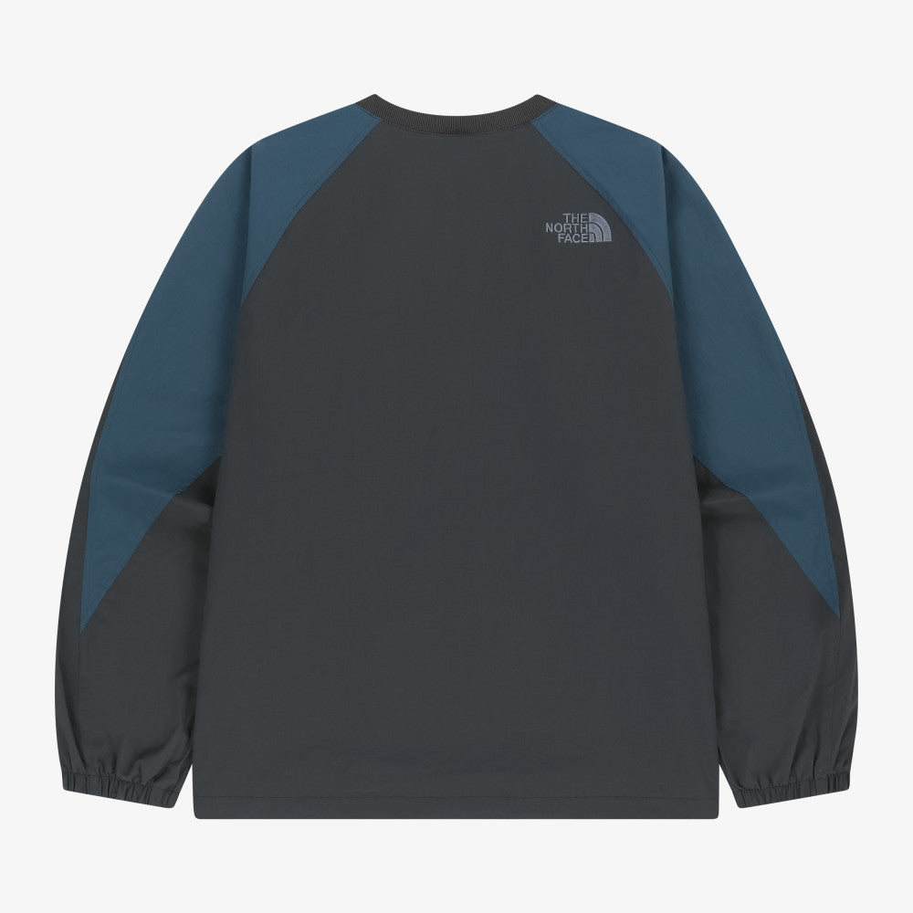 The North Face Korea WHITE LABEL VARIA CREWNECK Sweatshirt NM5MS56K CHARCOAL ASIAN FIT