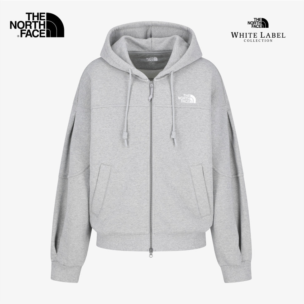 The North Face Korea WHITE LABEL EDGELINE HOOD ZIP UP JACKET NJ5JS54J GREY ASIAN FIT