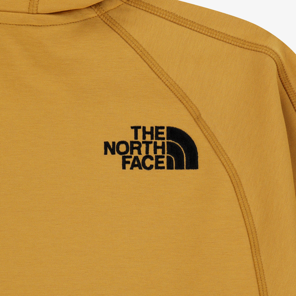 The North Face Korea WHITE LABEL COTIDIE HOOD PULLOVER NM5PS51L MUSTARD ASIAN FIT