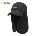 New National Geographic Sun Visor Cap BLACK UNISEX SIZE