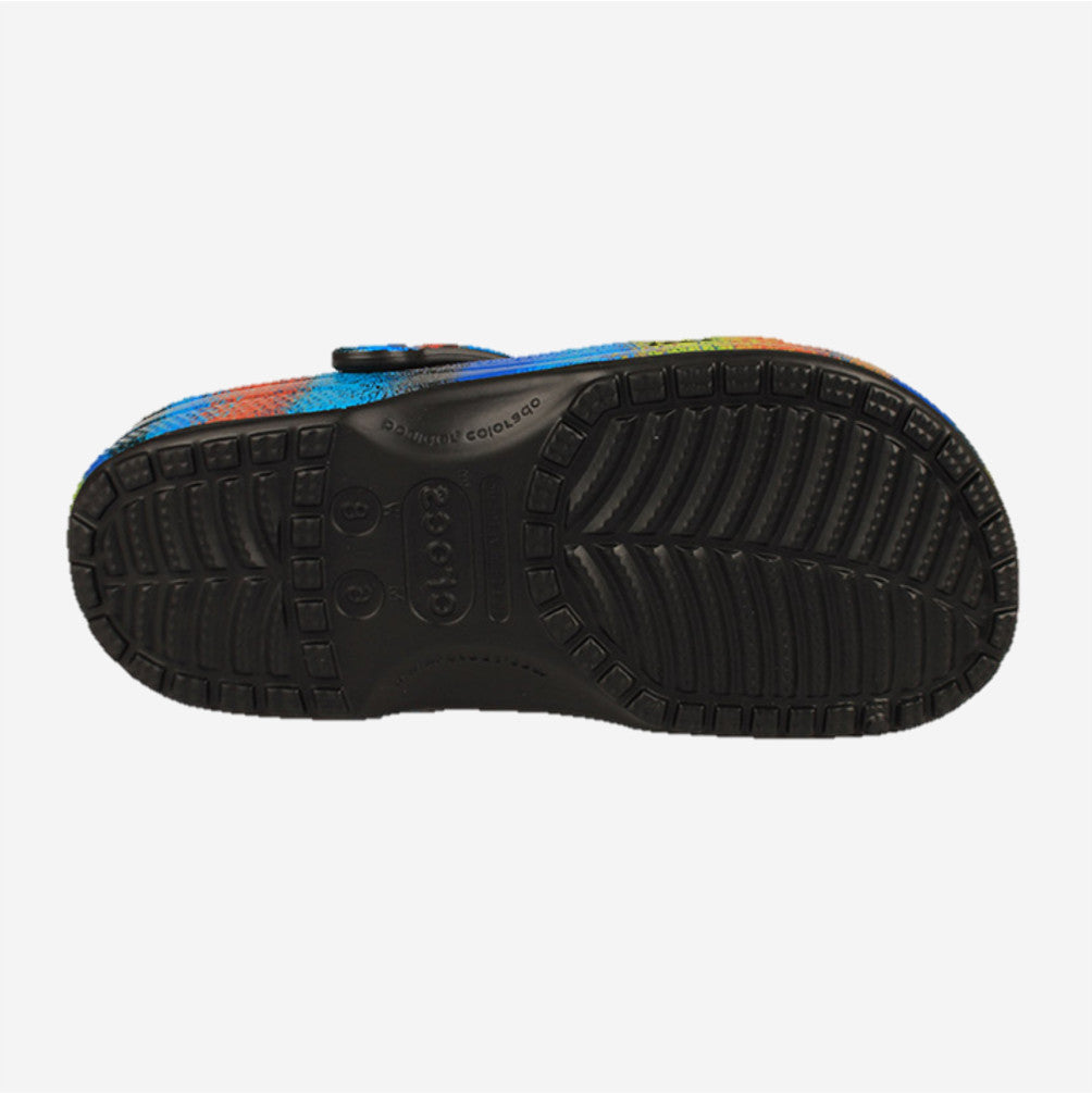 NEW CROCS Classic Spray Dye Clog 208054-0C4 Multi