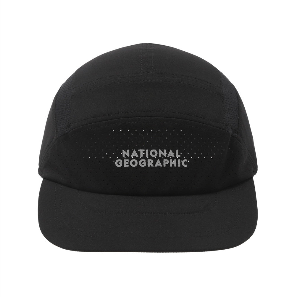 NEW National Geographic Running Core Nature Run Cap N265AHA220 BLACK UNISEX SIZE