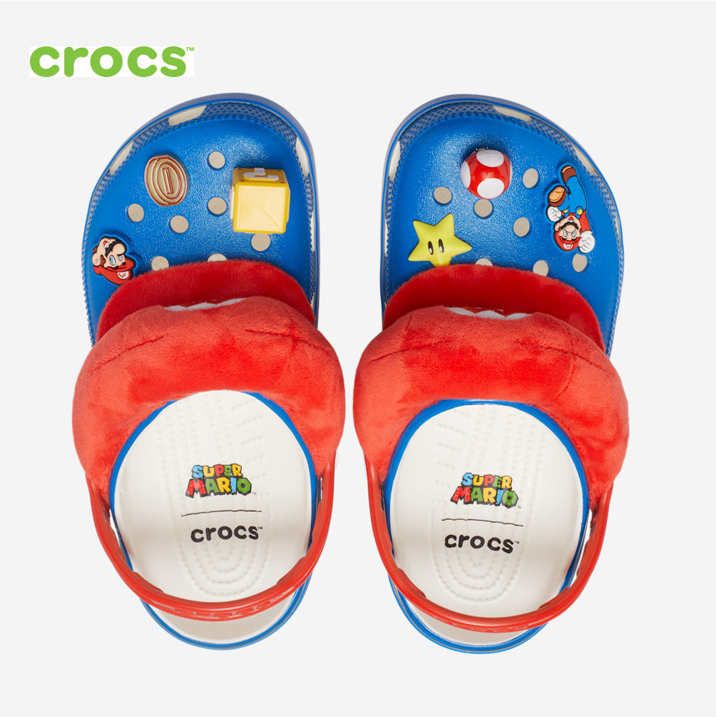 NEW CROCS Super Mario Classic Clog 212134 Blue Red Multi UNISEX SIZE