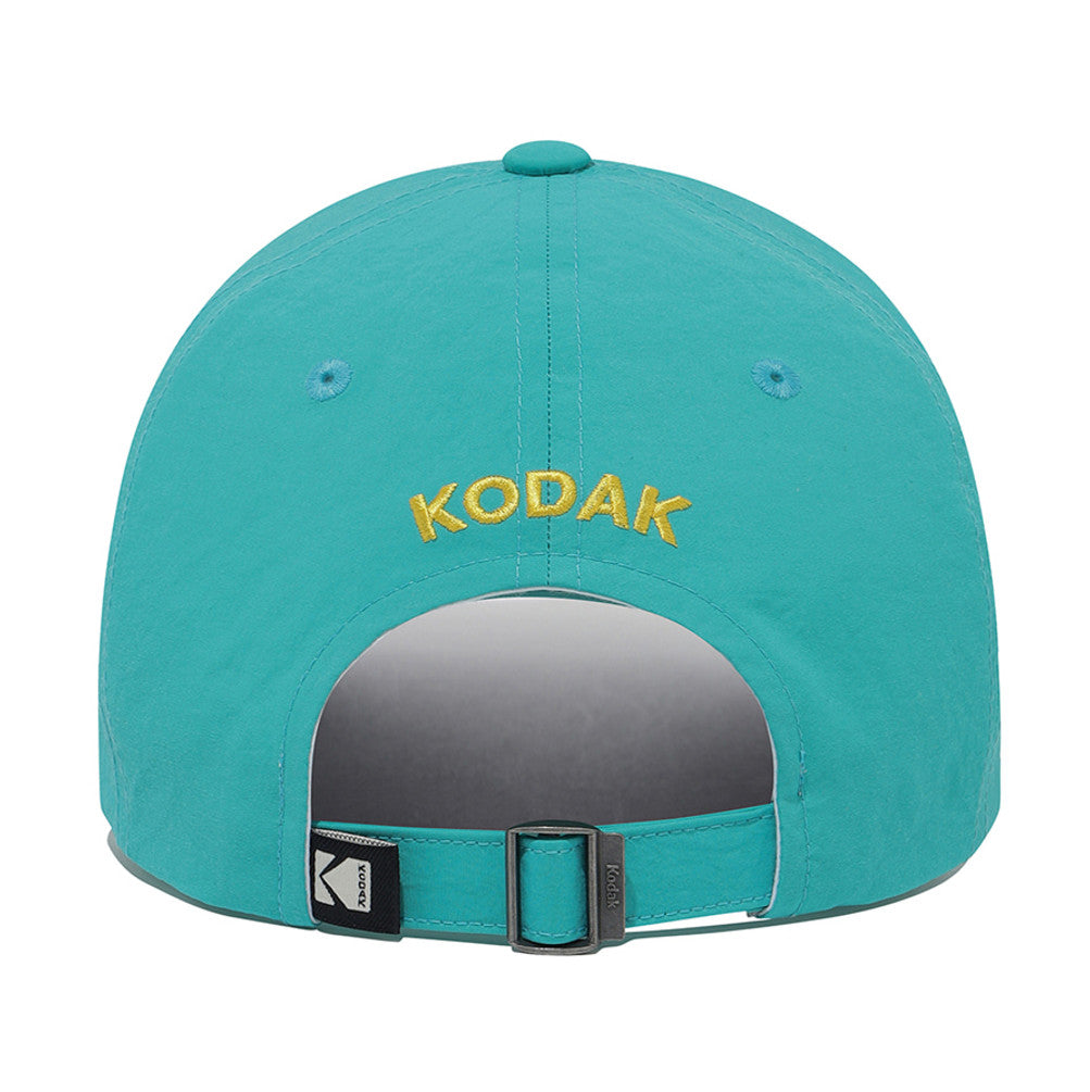 NEW KODAK APPAREL Relaxed-Fit Square Logo Nylon Baseball Cap BLUE K6243LCP33BLU UNISEX SIZE