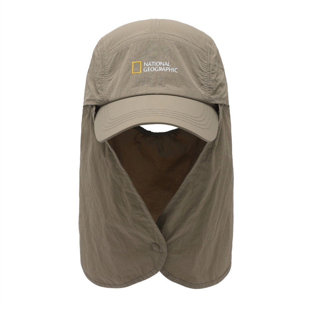 New National Geographic Sun Visor Cap N265AHA710 KHAKI UNISEX SIZE