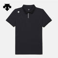 DESCENTE Men's Tough Polo Short-Sleeve T-Shirt SR123UPS11 BLACK ASIAN FIT