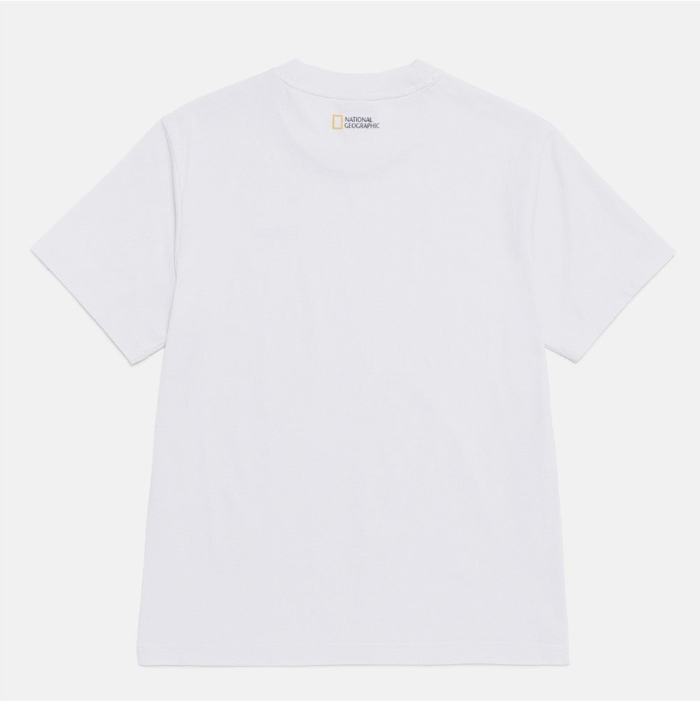 NEW National Geographic Sorona Cool Touch Short-Sleeve T-Shirt N262UTS891 WHITE Asian Fit