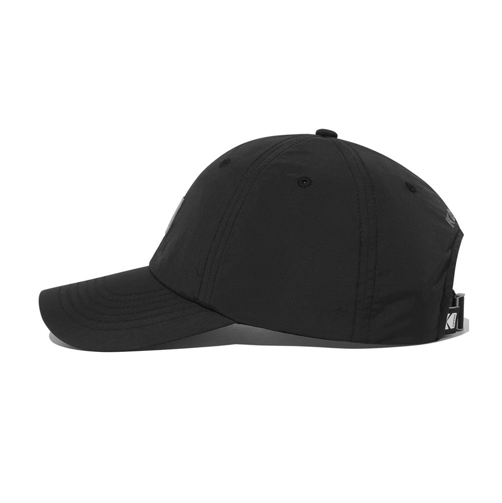 NEW KODAK APPAREL Relaxed-Fit Square Logo Nylon Baseball Cap BLACK K6243LCP33BLK UNISEX SIZE